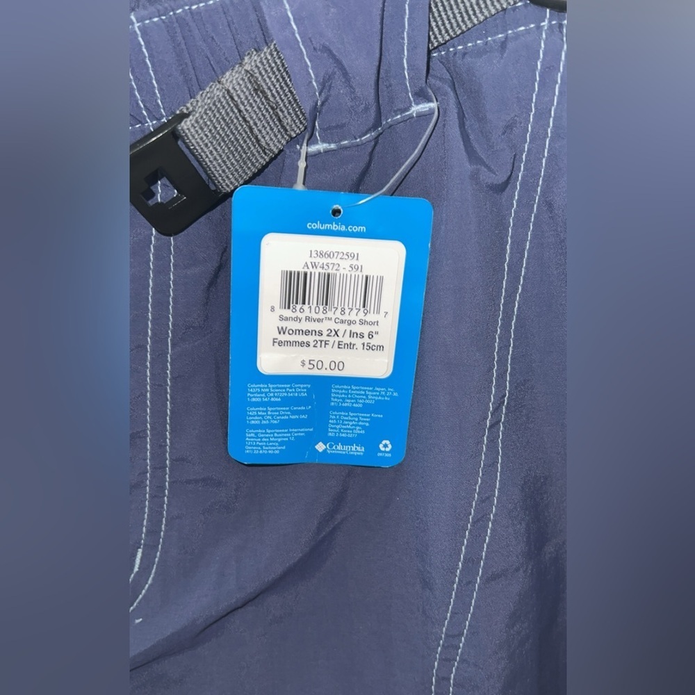 Women's Sandy River Cargo Shorts - Plus Size - Picture 2 of 8